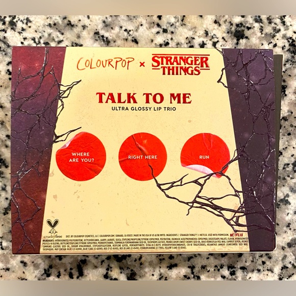 ColourPop X Stranger Things Ultra Glossy Lip Trio Talk To Me Limited Edition - Picture 7 of 7